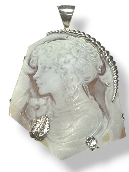 Pendente Mandile 1922 Donna Cammei  in Argento Conchiglia 2MCICM234.6 - 2MCICM234.6